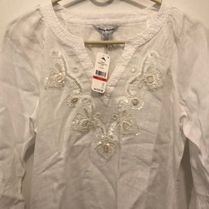 NWT Tommy Bahama dancing diamond Tunic. Size XS